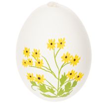 Artikel Påskeæg med fine blomstermotiver til festlig påskedekoration i stuen, 6 cm, 6 stk.