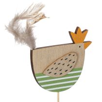 Artikel Kyllingepæle i påskedesign til munter forårsdekoration, 7 cm, 12 stk.