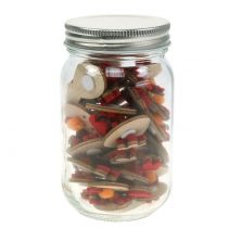 Artikel Tømmer træ i glas 36stk