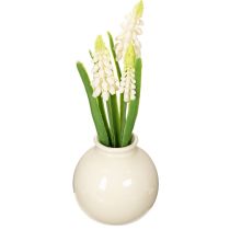 Artikel Kunstig hyacintblomstvase til elegant borddekoration og et stilfuldt look, 20 cm