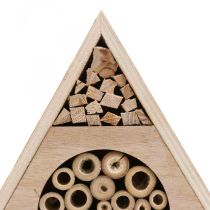 Artikel Insekthotel Honeycomb Bee Hotel Træ Hvid Natur H18,5cm 2stk