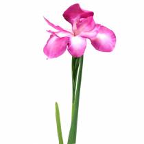 Iris kunstigt lyserød 78 cm