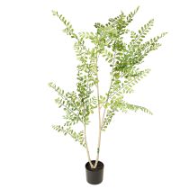 Artikel Kunstig plante i potte, 130 cm høj, grøn, dekorativ