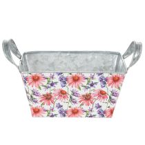 Artikel Jardiniere forårsblomsterkasse metaldekoration 20×12,5×10 cm