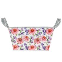 Artikel Jardiniere forårsblomsterkasse metaldekoration 20×12,5×10 cm