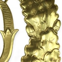 Jubilæum nummer 80 i guld Ø40cm