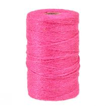 Artikel Jute bånd jute snor bånd jute fuchsia Ø2mm 200m