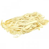 Artikel Vegetabilske naturlige fibre, jutefibre bleget 300g