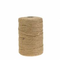 Alsidig jutesnor naturlig 1mm 200m 1 stk