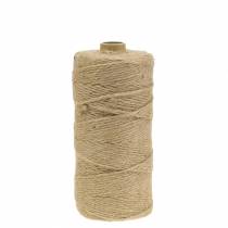 Artikel Alsidig jutesnor naturlig 2mm 200m 1 stk