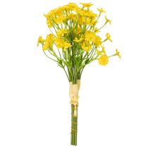 Artikel Kunstig kamille som blomsterbuket til frisk og letplejet dekoration, 28 cm, 3 stk.
