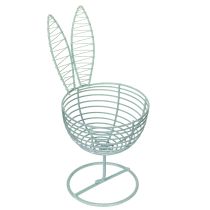 Artikel Trådkanin som åben dekorationsgenstand til moderne forårs- og påskeidéer, 16 cm, 3 stk.