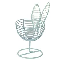 Artikel Trådkanin som åben dekorationsgenstand til moderne forårs- og påskeidéer, 16 cm, 3 stk.
