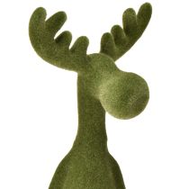 Artikel Elk edge skammel dekorativ kant sidder grøn H31cm 2 stk.