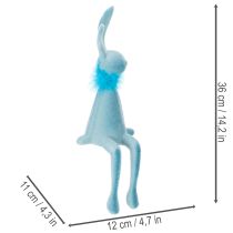 Artikel Dekorativ kanin sød påskedekoration hyldeholder til vindueskarm 36 cm 2 stk.