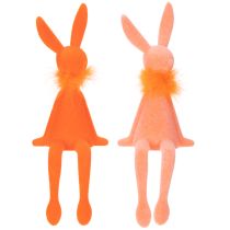 Artikel Påskeharehylde, siddende påskeharefigur til påske og forår, 27 cm, 2 stk.