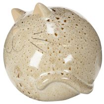Artikel Keramisk kattefigur, rundt design til stue eller soveværelse, 13 cm
