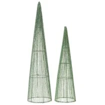 Artikel Metal blomsterkogler, grønne, til blomsterarrangementer, 62 cm, 2 stk.
