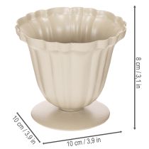 Artikel Dekorativ skål, cremefarvet trofæ, lille, 10 cm