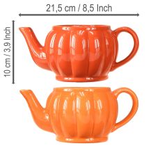 Artikel Keramisk tekande orange assorteret 21,5×13×10 cm 2 stk.