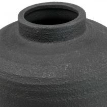 Keramikvase Sort Dekorationsvaser Stor Ø18,5cm H40cm