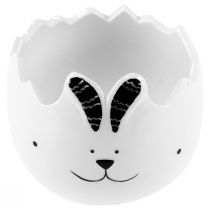 Artikel Keramiske påskeæg dekorativ urtepotte påske med påskehare 7,5 cm 4 stk