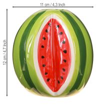 Artikel Keramisk vase vandmelon dekorativ vase keramik H12cm