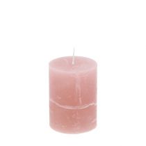 Lys lyserød lyserød 60mm x 80mm farvet 8stk