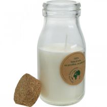 Stearinlys i glas soja voks lanterne Soja lys hvid H12cm