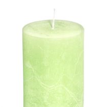 Artikel Lys limegrøn​​​​​​ensfarvet 60mm x 80mm 4 stk.
