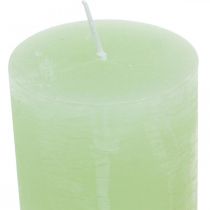 Artikel Søjlelys ensfarvede limegrønne​​​​​​​ 60×100mm 4 stk.