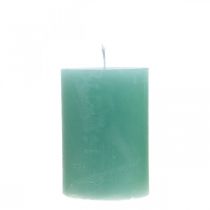 Artikel Søjlelys ensfarvet lysegrøn jade 70×100mm 4 stk