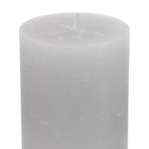 Artikel Søjlelys ensfarvede lysegrå 70×100mm 4stk