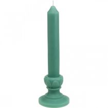 Artikel Deco stearinlys retro stearinlys borddekoration grøn 25cm