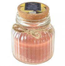 Artikel Duftlys i glaskork citronella lys brun H11,5cm