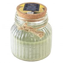 Duftlys i glas Citronella lys olivengrøn H11,5cm