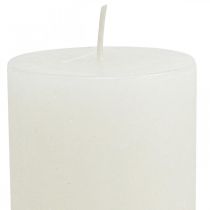 Artikel Søjlelys Rustikke ensfarvede lys hvide 70/140mm 4 stk