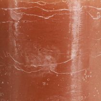 Artikel Stearinlys farvede karamel søjlelys 85×150mm 2 stk