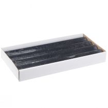 Artikel Stearinlys i antracit ensfarvede pindelys 34x300 4 stk