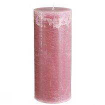 Artikel Lys i pink søjlelys gammel pink 85×200mm 2 stk