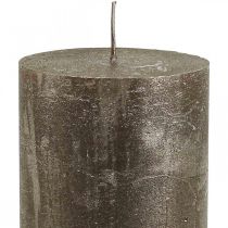 Artikel Søjlelys ensfarvede lys kobber 70x120mm 4 stk