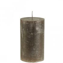 Artikel Søjlelys ensfarvede lys kobber 70x120mm 4 stk