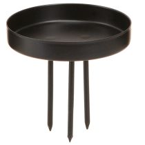 Artikel Lysestager adventskrans metal sort mat Ø8cm 4 stk