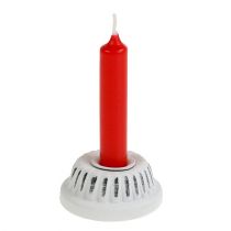 Artikel Lysestage bageplade hvid Ø5,3cm H2cm