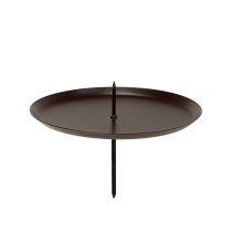 Artikel Lysestage brun Ø7cm 4 stk