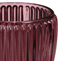 Artikel Lysestage glas Berry lanterne retro Ø7cm H7cm 6 stk
