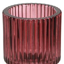 Artikel Lysestage glaspind lysestage i Berry H8cm 4 stk