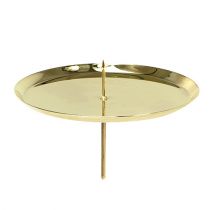 Artikel Lysestage guld Ø10cm 4 stk