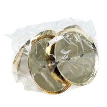 Artikel Lysestager guld Ø10cm 4 stk