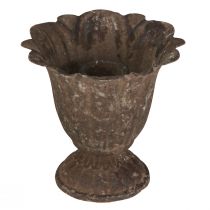 Artikel Lysestage trofæ antik pind lysestage metal Ø10cm H9,5cm